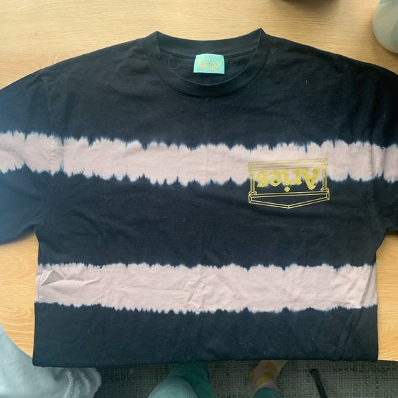 Aries Tie Dye Crew Neck T-Shirt - Picture 4 of 6